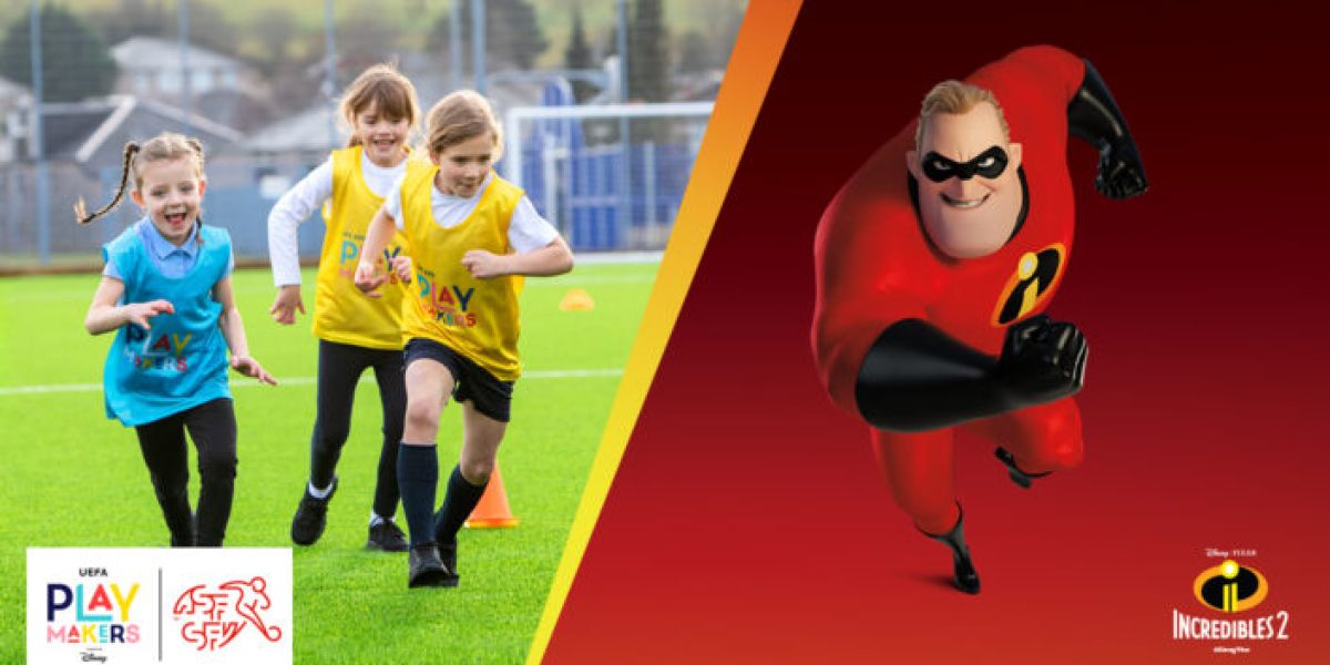 Disney und Fussball kombiniert: Trainieren mit Elastigirl, Elsa und Anna